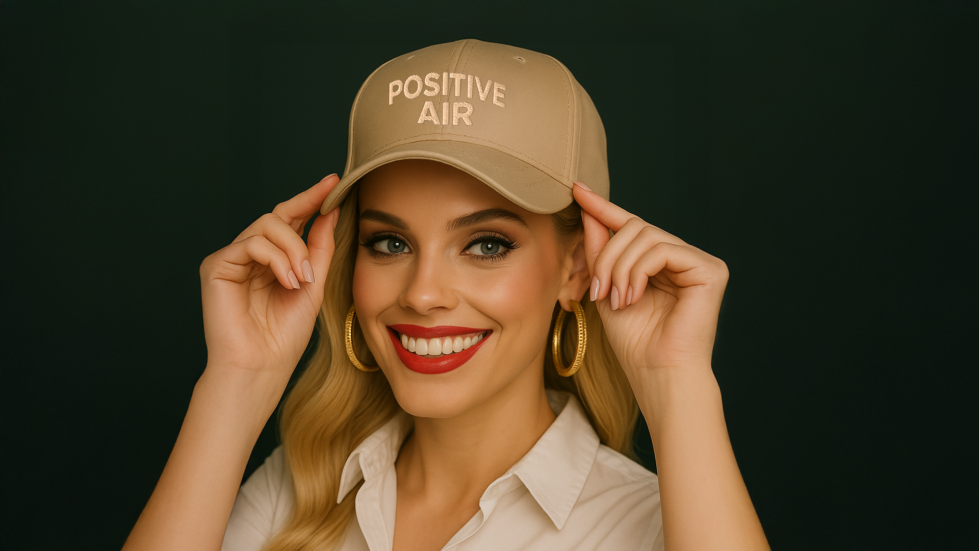 Positive Air Tan Trucker